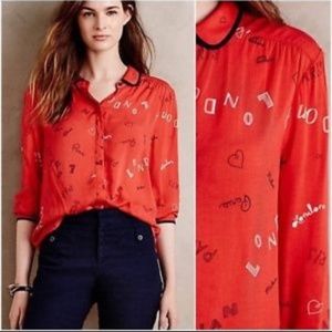 Maeve Destination Button up shirt